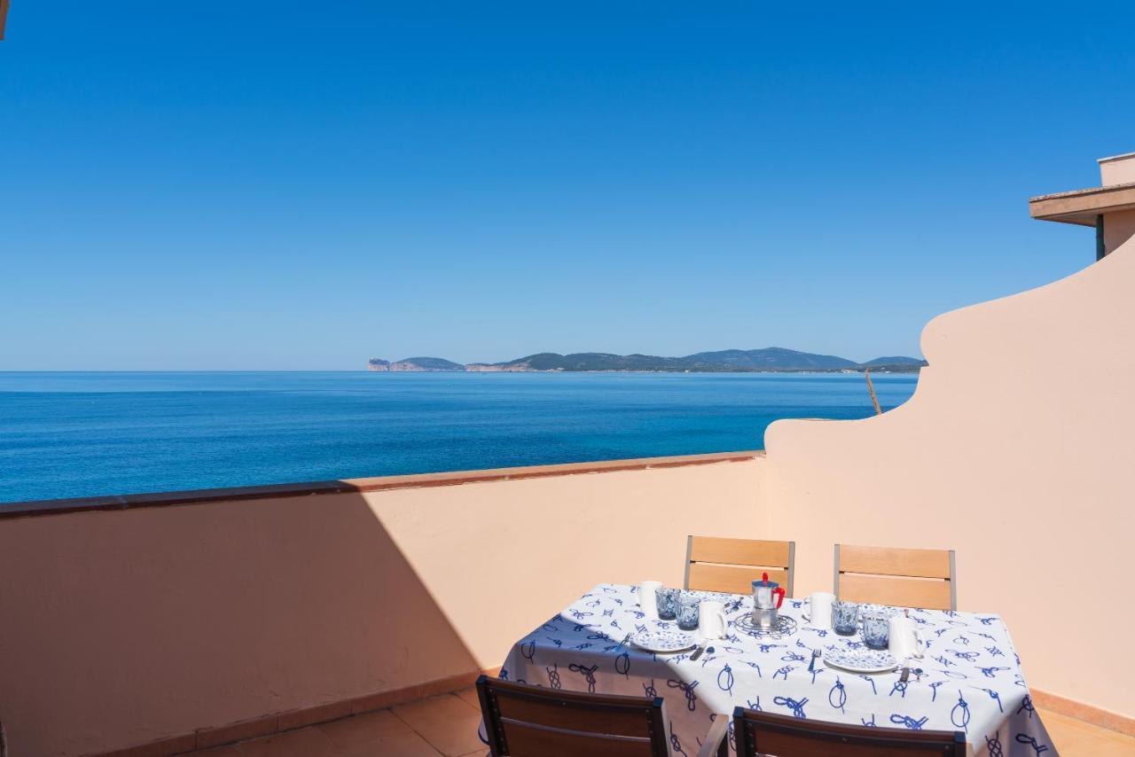 Апартаменты Sea Front Terrace Marco Polo Альгеро Экстерьер фото
